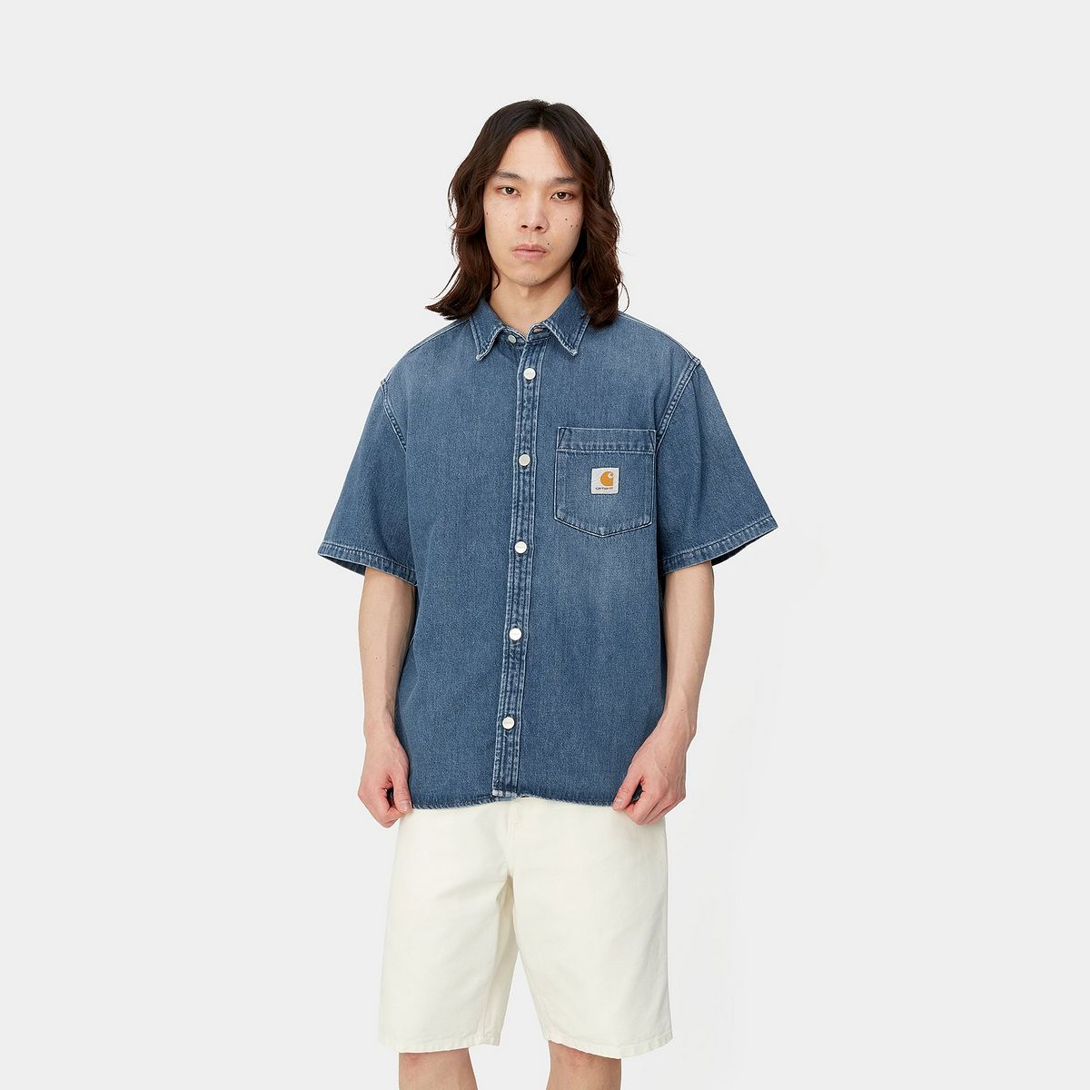Srajce Carhartt WIP S/S Ody Shirt Modra | I033347_01_4L, 0