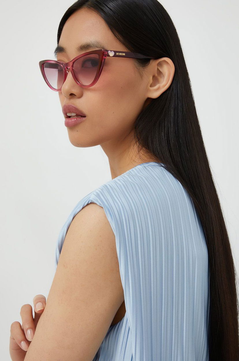 Sončna očala Moschino Love Moschino Cat-Eye Sunglasses Rdeča | MOL049/S
