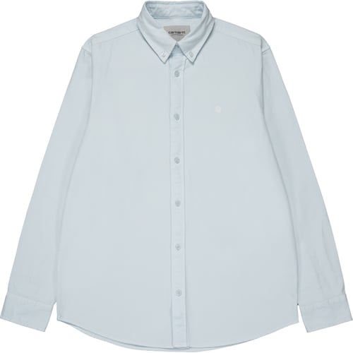 Srajce Carhartt WIP Bolton Garment Dyed Shirt Modra | I030238