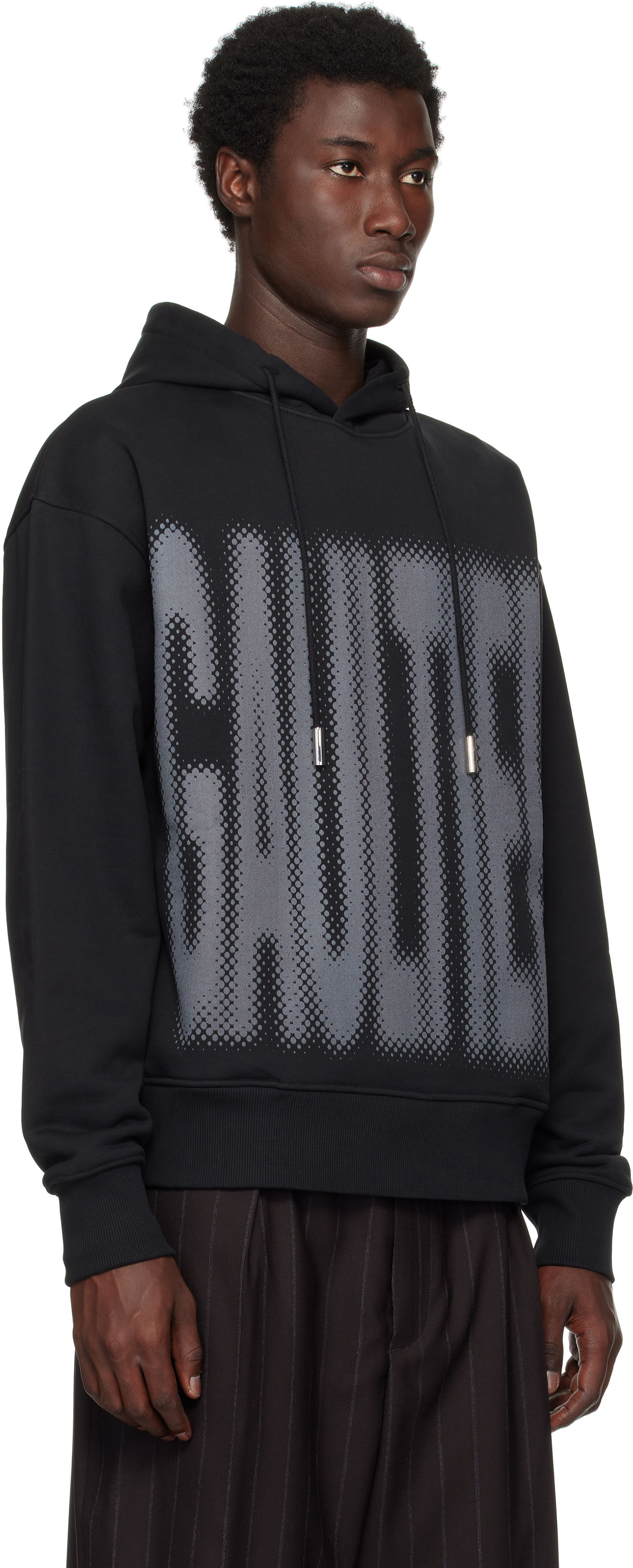 Pulover Jean Paul Gaultier Jean Paul Gaultier 'The Gaultier' Hoodie Črna | 25/03-W-TO299-J003-0004, 1