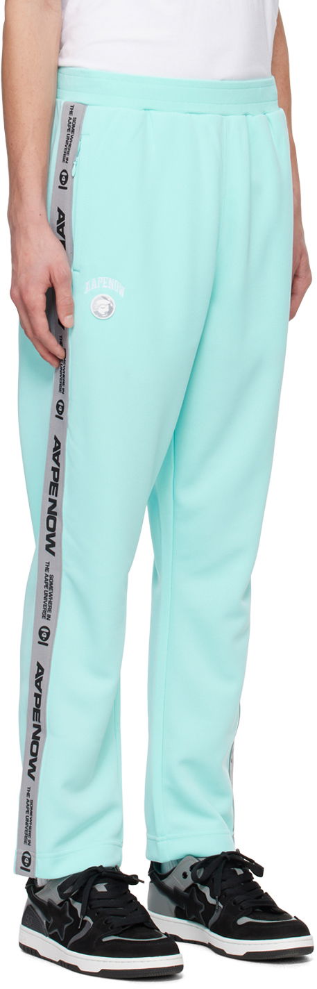 Trenirka AAPE by A Bathing Ape AAPE by A Bathing Ape Stripe Sweatpants Turkizna | AAPPTMA672XXMBLR, 1
