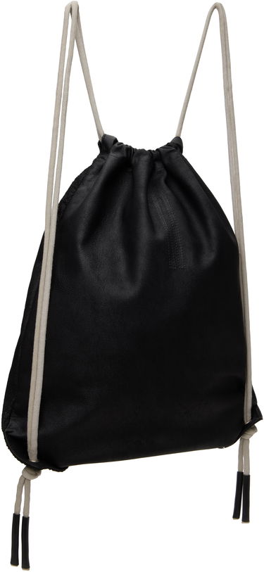 Gymsack Rick Owens Rick Owens Hollywood Drawstring Backpack Črna | RA01E0675 LCN, 2