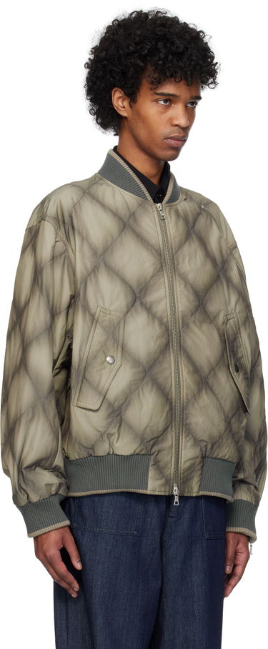 Bomber jakna Dries Van Noten Dries Van Noten Duck Canvas Bomber Jacket Zelena | 251-020537-1026, 1