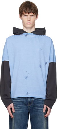 We11done Painted Long Sleeve Hoodie