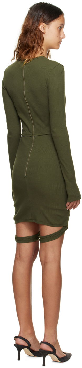 Obleke Dion Lee Dion Lee Fin Corset Minidress Zelena | A9862P22, 2