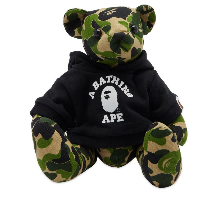 Home decor BAPE A Bathing Ape ABC Camo Bear Plush Doll Zelena | 001FGK301001M-GRN