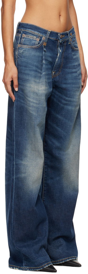 Kavbojke R13 R13 Damon Wide-Leg Jeans Modra | R13W3147-D144A, 1