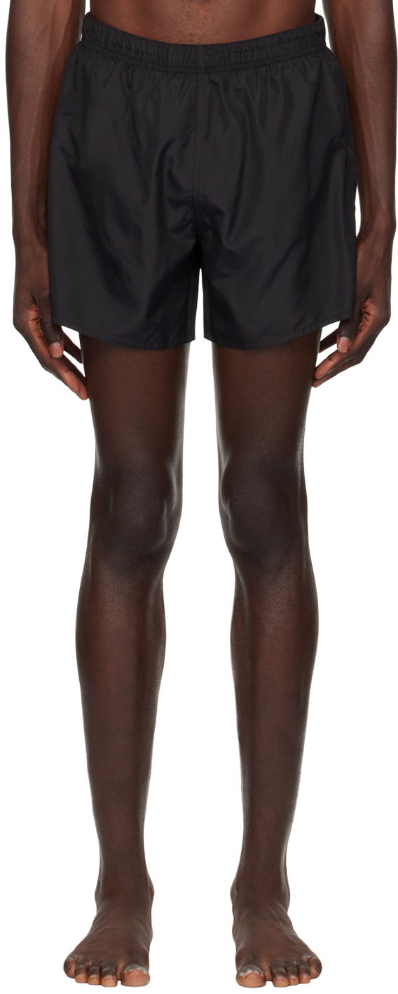 Kopalke Courrèges Swim Shorts with Embroidered Logo Črna | 123JMB014PL0103