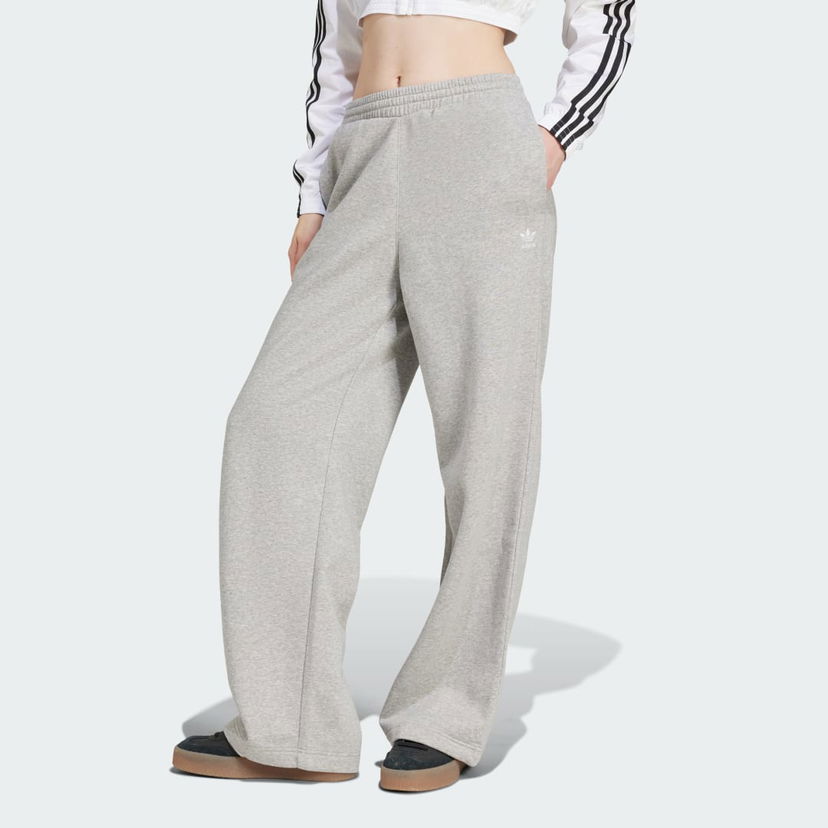 Trenirka adidas Performance Wide Leg Fleece Sweatpants Siva | JN3028