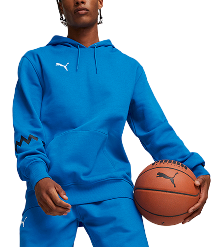 Pulover Puma Hoops Team Hoodie Modra | 676648-05