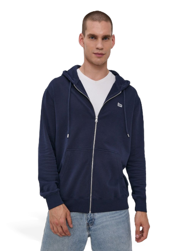 Pulover Lee Basic Zip Throuh Hoody Mornarica | L80KSP35