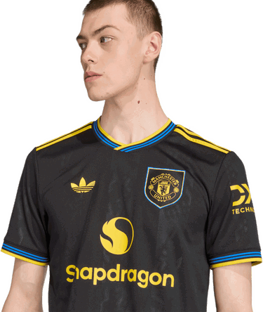Dres adidas Performance Manchester United 25/26 Third Jersey Črna | KD4225, 3
