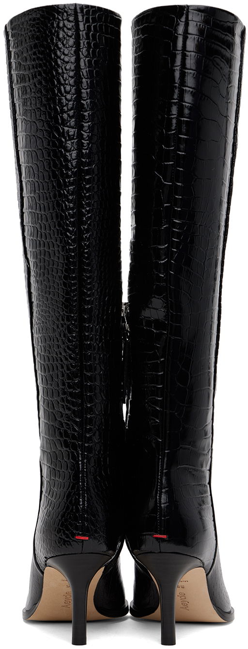 Nogavice Aeyde Aeyde Tula Leather Tall Boots Črna | A11-KB-TULP75ST95-FW24-800-065, 1