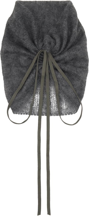 Šala Ann Demeulemeester Ann Demeulemeester Oden Knit Tie Collar Siva | 2520-W-CL35-KN069-088, 0
