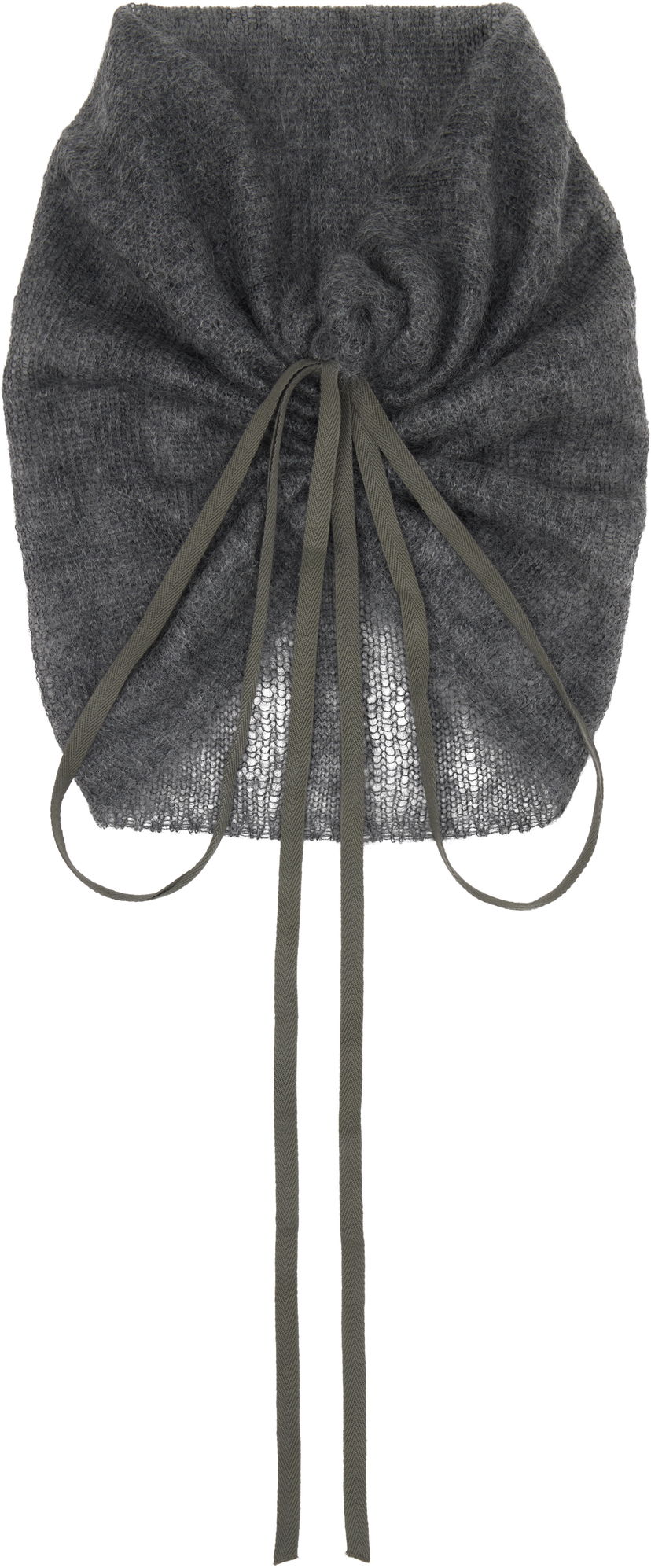 Šala Ann Demeulemeester Ann Demeulemeester Oden Knit Tie Collar Siva | 2520-W-CL35-KN069-088