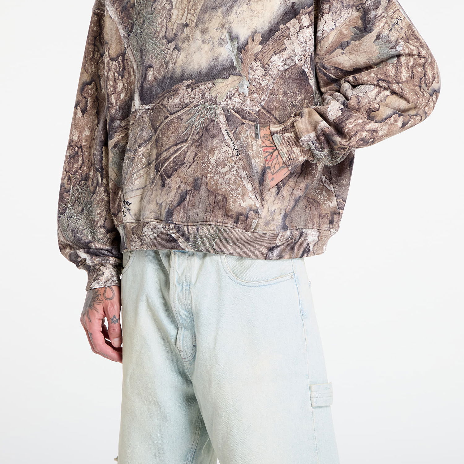 Pulover Represent Clo REPRESENT Real Tree Camo Hoodie Rjava | MLM100308-55, 1