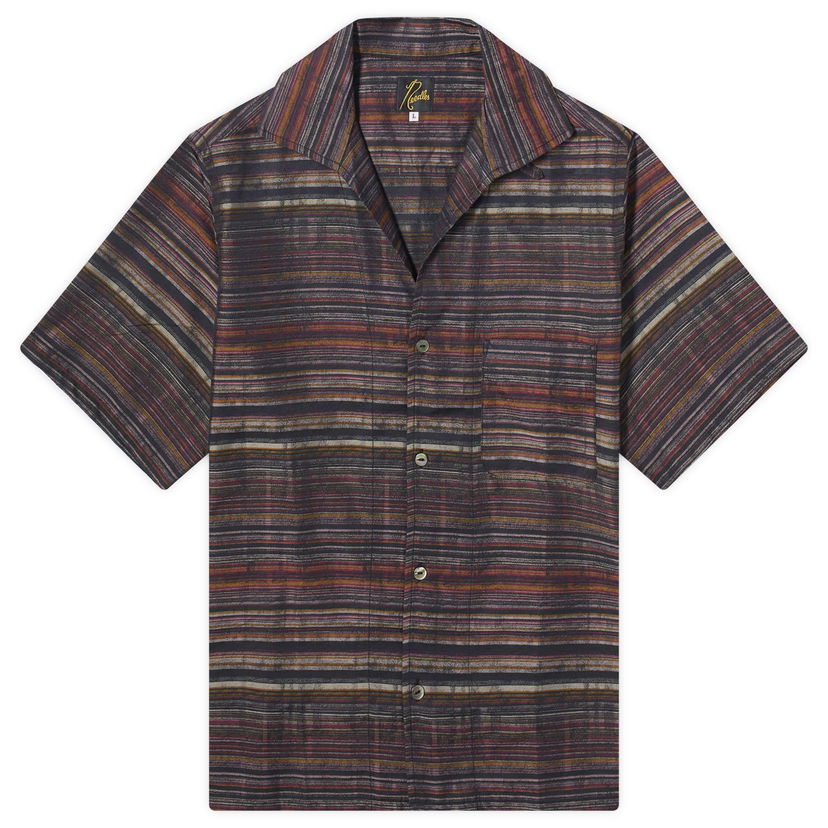Srajce Needles Multi Stripe Vacation Rjava | OT114-B