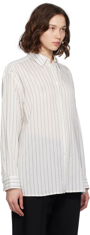 Srajce TOTEME TOTEME Striped Button-Down Shirt Bela | 253-WRT0480-FB0439, 1