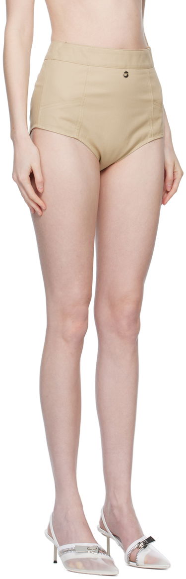 Kratke hlače Coperni Coperni High-Waisted Shorts Bež | COPP30BIS202, 1