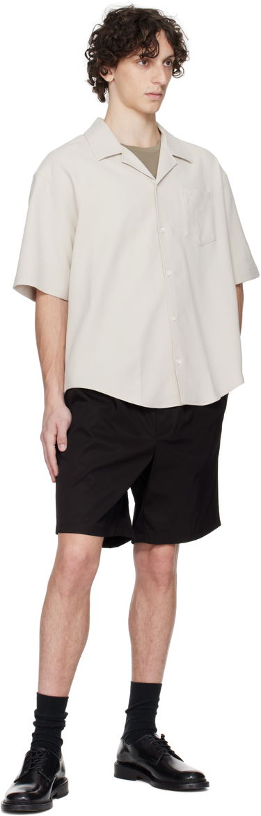 Srajce AMI AMI Paris Camp Collar Shirt Bež | HSH219.CO0106, 3