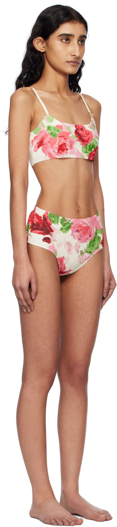 Kopalke Blumarine Blumarine Peony-Print Bikini Večbarvna | P522M539A, 1