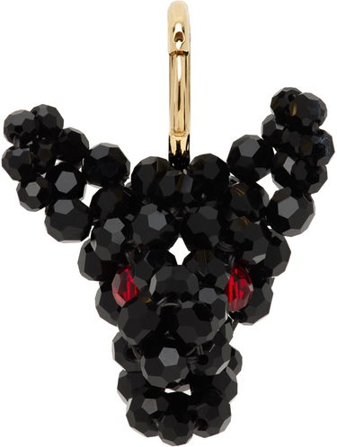 Uhani Simone Rocha Simone Rocha Beaded Creature Single Earring Črna | ERG511 0903, 0