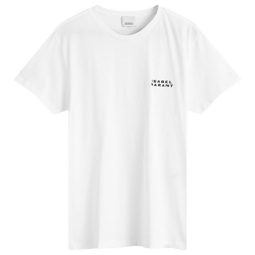 Majica ISABEL MARANT Vidal Logo T-Shirt Bela | TS0103FA-A2N44I