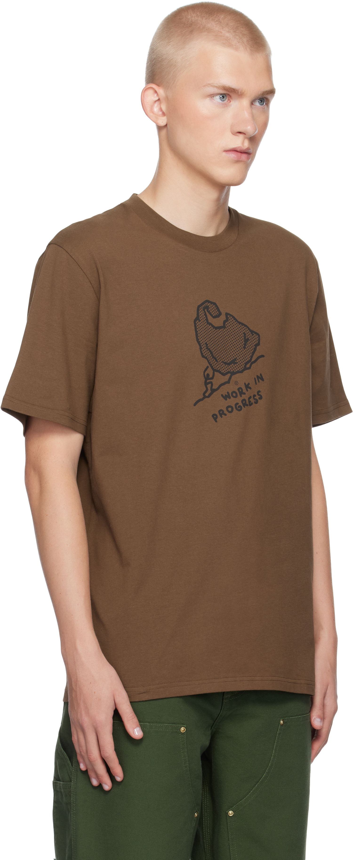 Majica Carhartt WIP Move On Up Graphic Print T-Shirt Rjava | I033988, 1