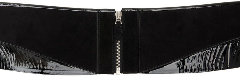 Pasovi Alaïa ALAÏA Suede Bustier Belt Črna | AA1C012GCA202
