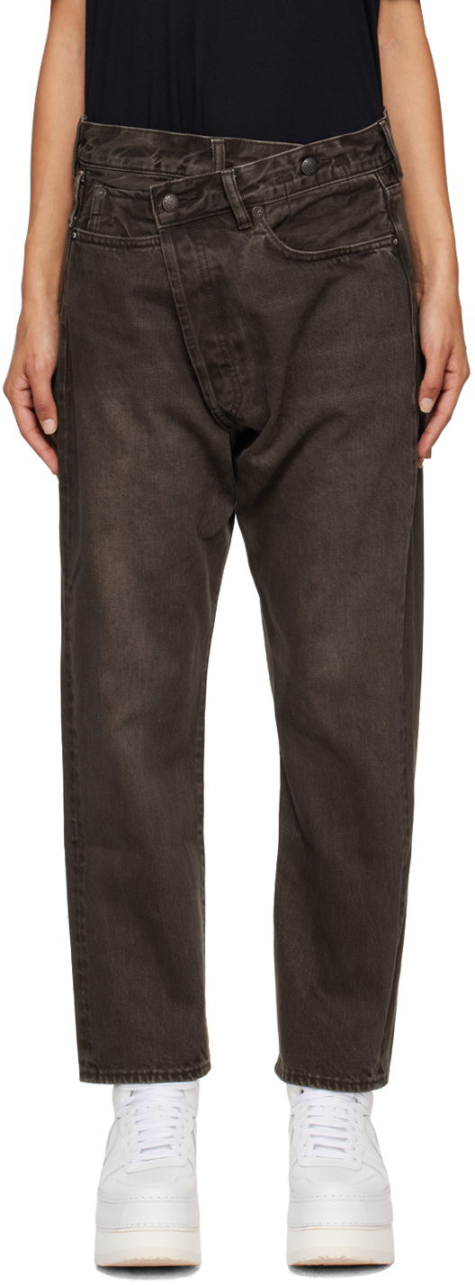 Kavbojke R13 R13 Crossover Jeans Rjava | R13W2048-D251A