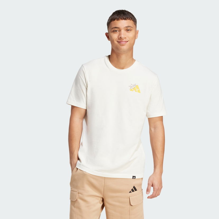 Majica adidas Performance Grilled Cheese Graphic T-Shirt Bela | JM6459