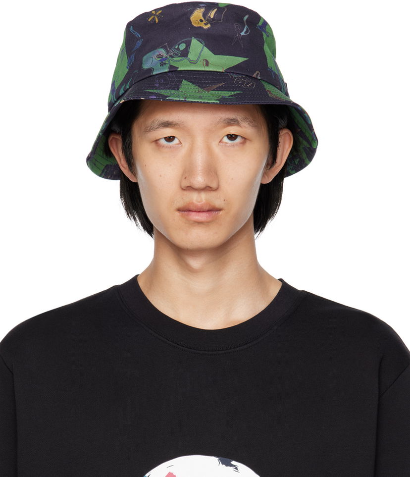 Klobuk Paul Smith PS Paul Smith Tattoo Print Bucket Hat Večbarvna | M2A-921DT-M449