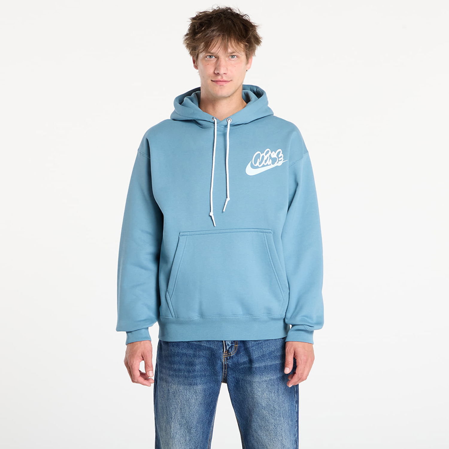 Pulover Nike Solo Swoosh Fleece Hoodie Modra | IH4293-006, 0