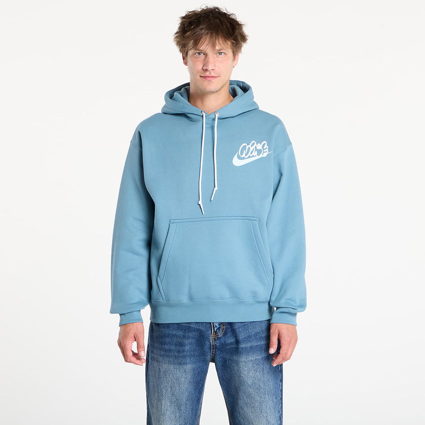 Pulover Nike Solo Swoosh Fleece Hoodie Modra | IH4293-006