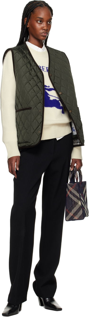 Telovnik Burberry Burberry Quilted Vest Zelena | 8108400, 3