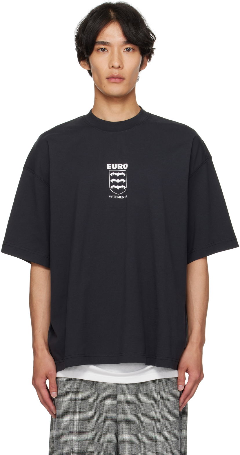 Majica VETEMENTS Vetements Bats Logo Regular T-Shirt Črna | UH76TR650B