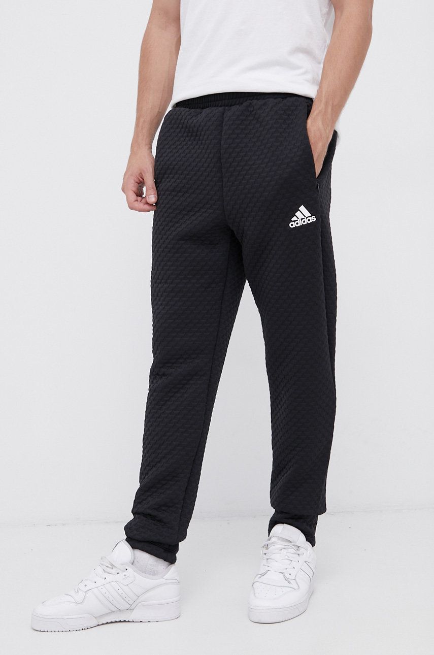 Trenirka adidas Performance Performance GT3743 Quilted Joggers Črna | GT3743, 0