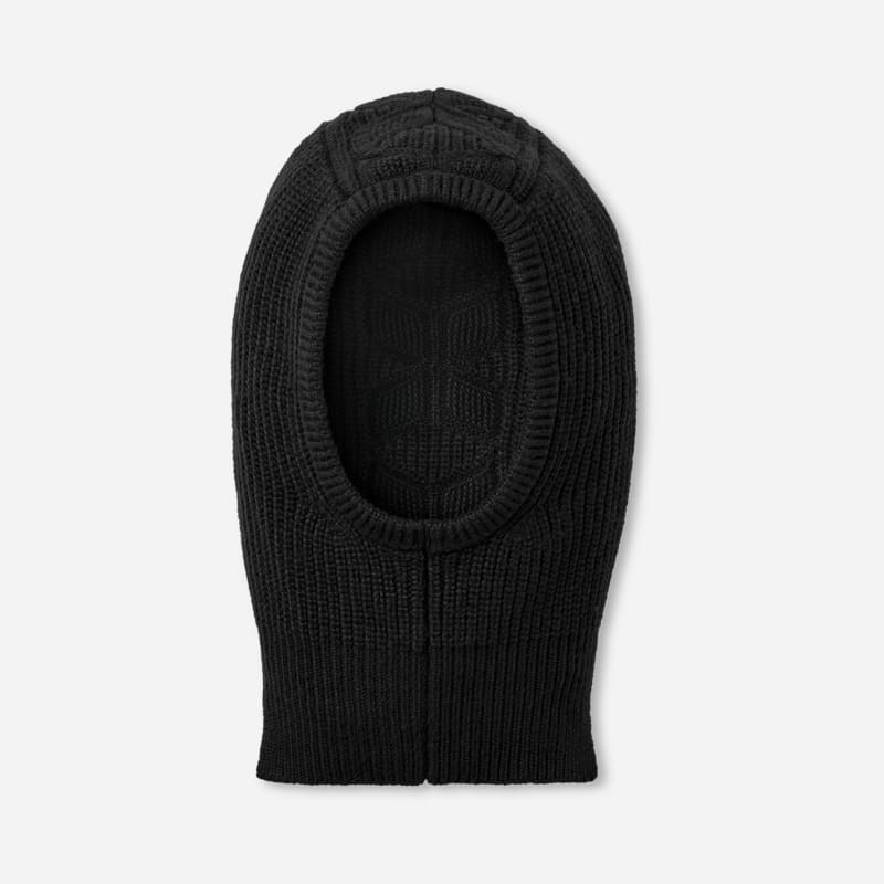 Beanie UGG UGG Cable Knit Balaclava Črna | 102740-BLK