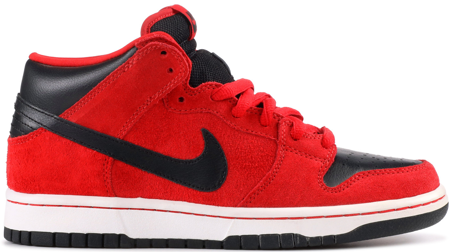 Superge in čevlji Nike SB SB Dunk Mid Sport Red Black Rdeča | 314383-600, 0