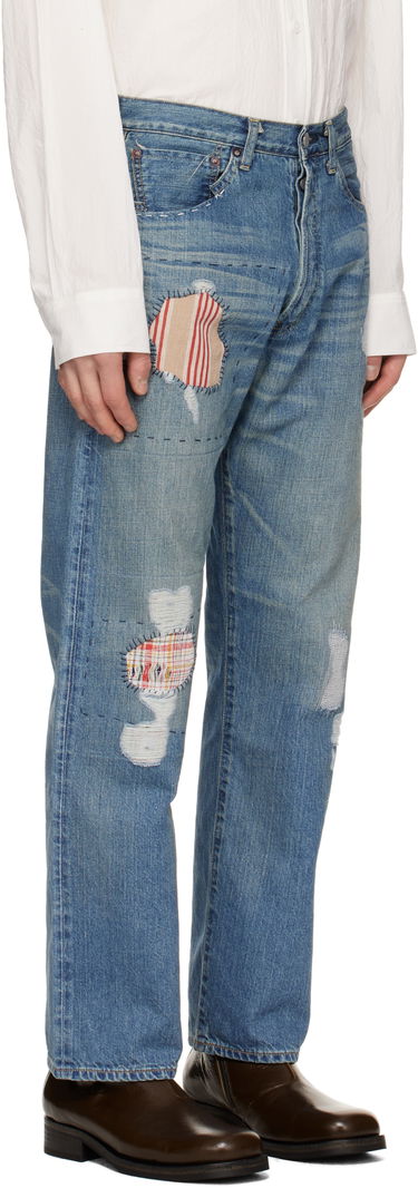Kavbojke Junya Watanabe Junya Watanabe Levi's Edition Patched Jeans Modra | WO-P212-051, 1