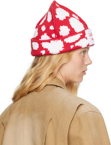 Beanie Charles Jeffrey Loverboy Charles Jeffrey Loverboy Beanie with Label Rdeča | 54130603, 4