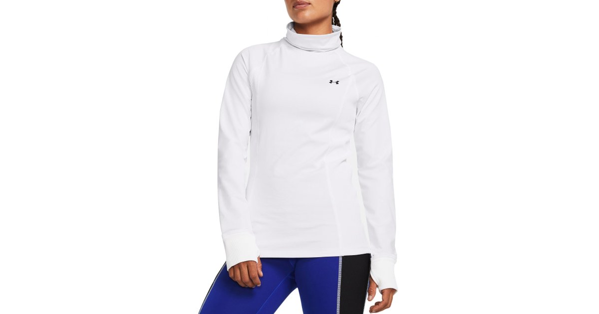 Pulover Under Armour Train Cold Weather Funnel Neck Bela | 1379888-100, 1