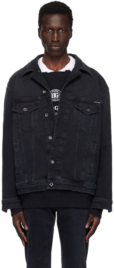Jakna Dolce & Gabbana Faded Denim Jacket Črna | G9NL5DG8GW6, 0