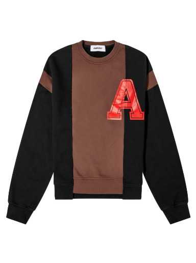 Pleteni pulover Ambush Varsity Crewneck Črna | BWBA016F22FLE0011025