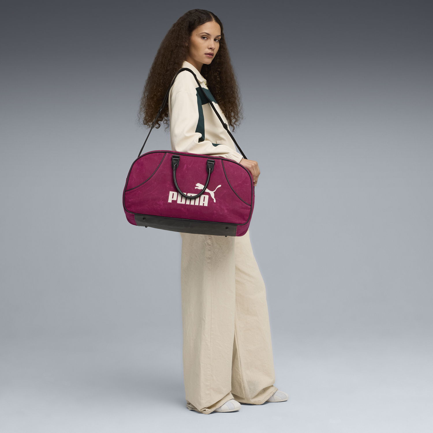 Potovalna torba Puma Archive Canvas Duffel Bag Lila | 091826_01, 1