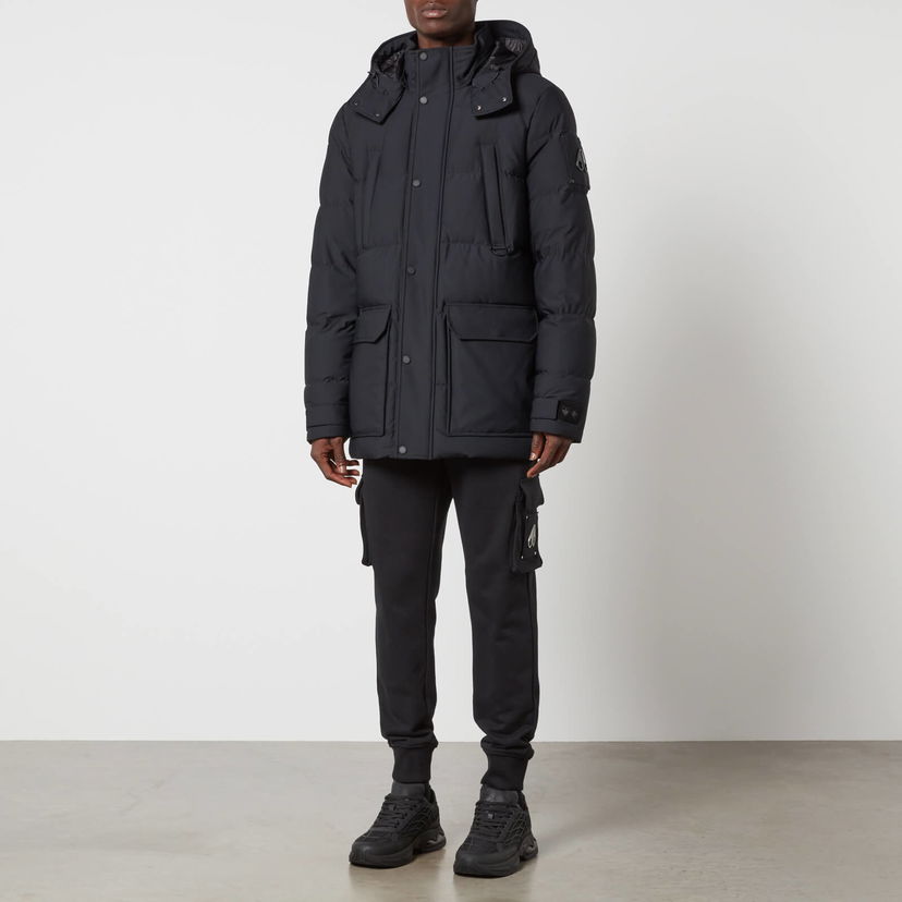 Parka Moose Knuckles Nylon Blend Down Coat Črna | M32MJ152-292
