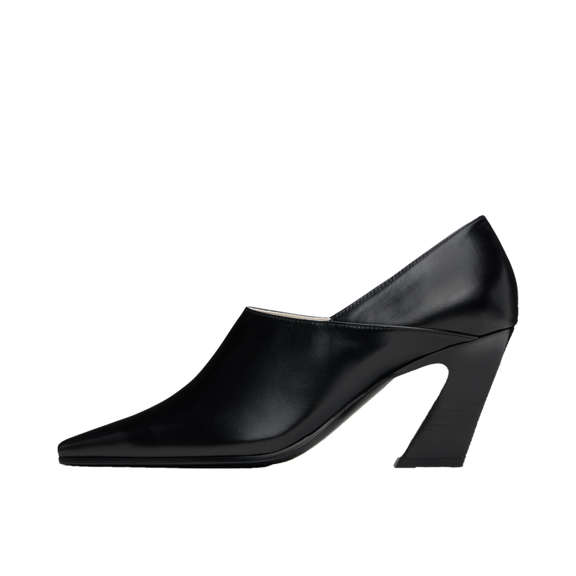 Superge in čevlji Bottega Veneta Lewis Leather Pumps Črna | 806723 V4Q50