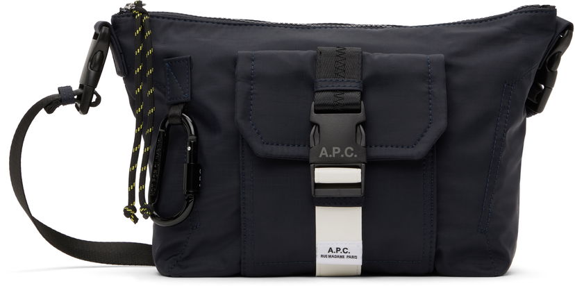 Torba za čez ramo A.P.C. A.P.C. Trek Satchel Bag Mornarica | PAAFH-H61734