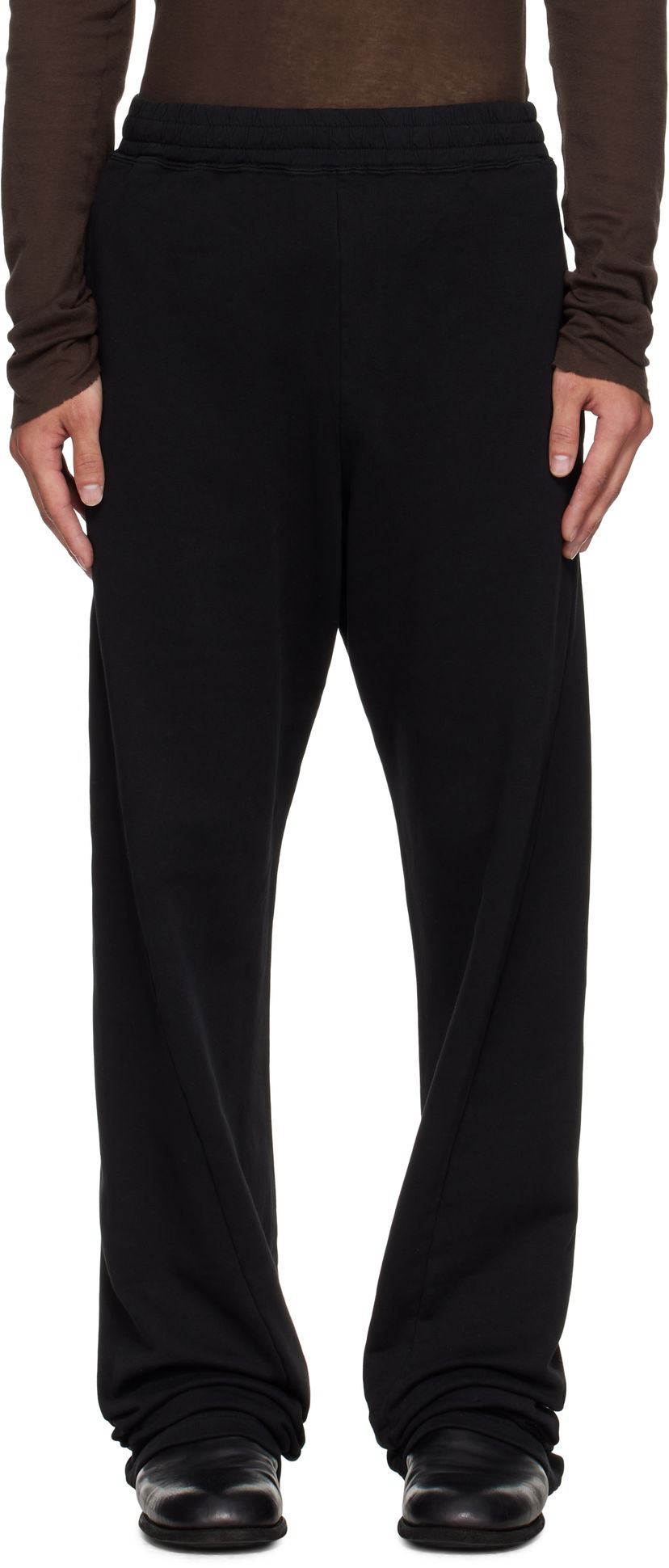Trenirka Maison Margiela MM6 Maison Margiela Drawstring Sweatpants Črna | SH0KA0053M25025