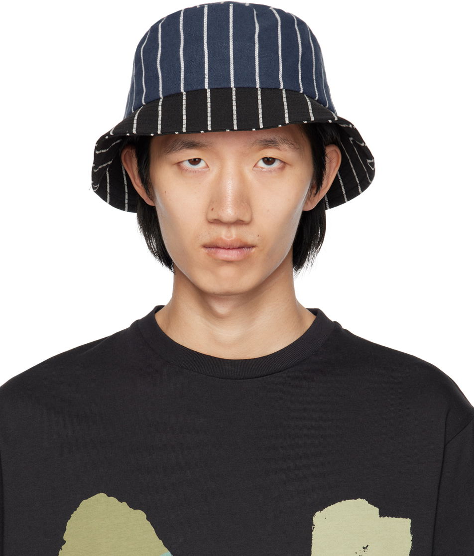 Klobuk Paul Smith Paul Smith Striped Bucket Hat Modra | M1A-921DT-M444, 0